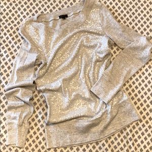 JCrew | Sequined cotton top 🧁